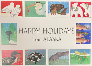HAPPY HOLIDAYS FROM ALASKA BOXED CARD SET