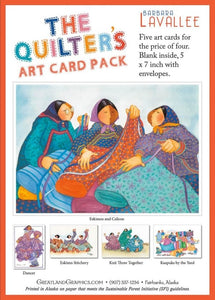 BARBARA LAVALLEE QUILTER'S ART CARD 5 PACK