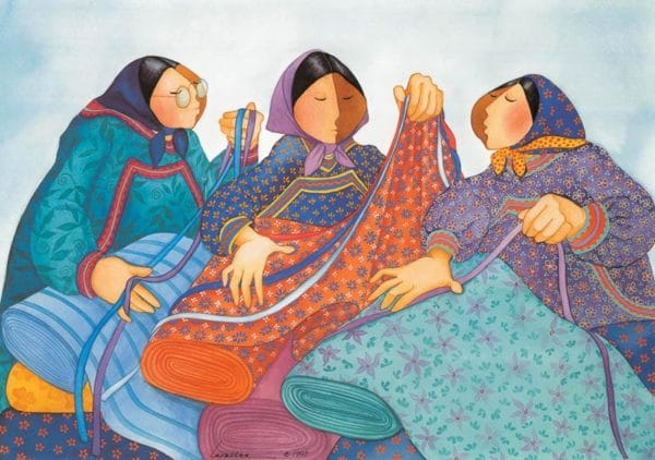 BARBARA LAVALLEE QUILTER'S ART CARD 5 PACK