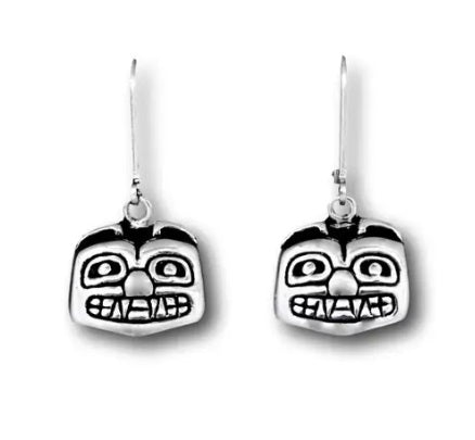 BEAR FACE EARRINGS SMALL