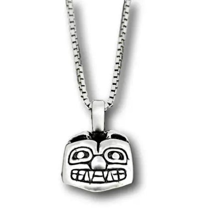 BEAR FACE NECKLACE SMALL
