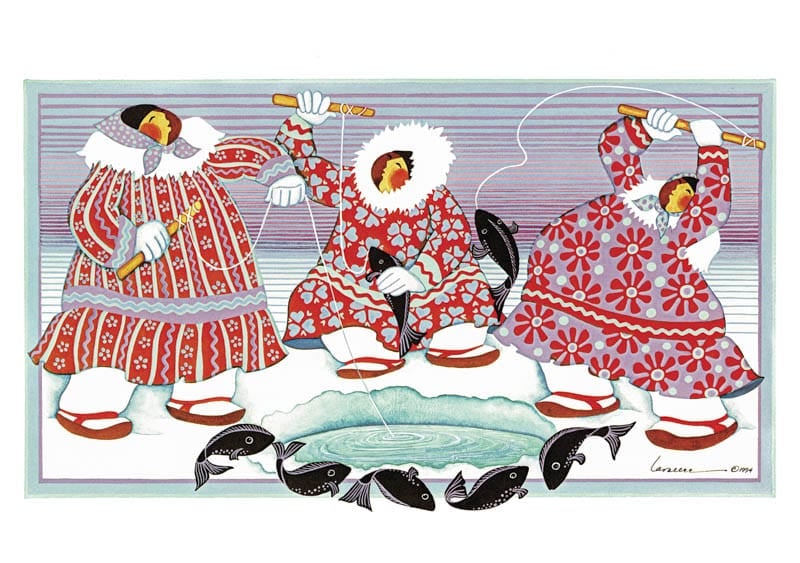 CATCH OF THE DAY ART CARD