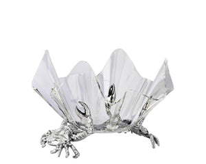 CRAB STAND WITH 14" ACRYLIC BOWL