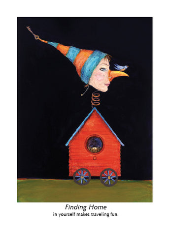 FINDING HOME ART CARD