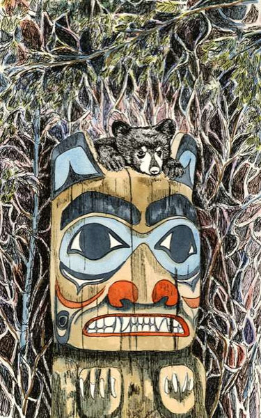 Cub on Totem