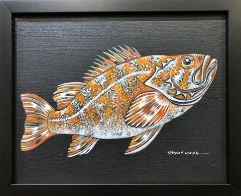 CANARY ROCKFISH ORIGINAL PAINTING