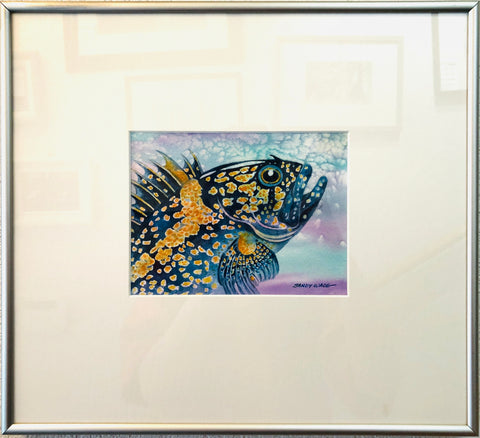 CHINA ROCKFISH ORIGINAL WATERCOLOR