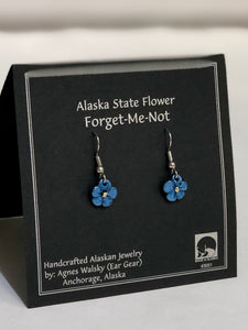 FORGET ME NOT SMALL DANGLE EARRING
