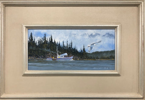 HIGH FLYER ORIGINAL ACRYLIC FRAMED