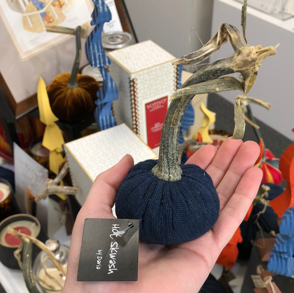 DENIM PUMPKIN 3"