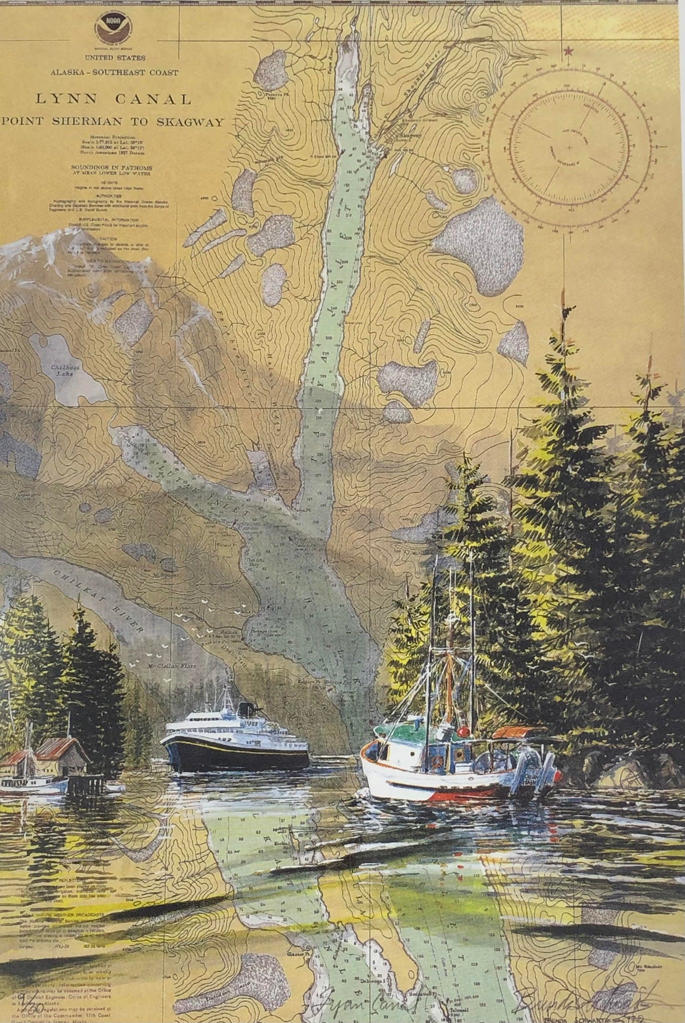 LYNN CANAL ART CARD