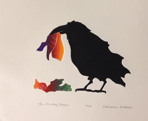 Quilting Raven