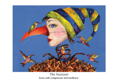THE NURTURER ART CARD