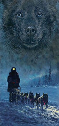 ONE WITH THE NIGHT - 2015 IDITAROD PRINT