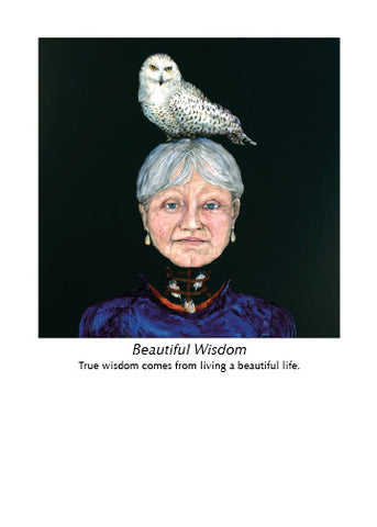 BEAUTIFUL WISDOM ART CARD